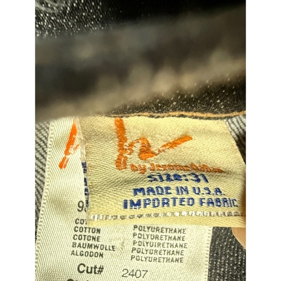 Citizens of Humanity Vintage Low Rise Big Sur Red Angel Wing Boot Cut Jeans 31 - Picture 11 of 12